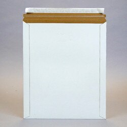 White Rigid Mailer for Ephemera.
